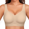Experience Unmatched Comfort with OEAK Women’s Wirefree Jelly Bras – Full Coverage, Everyday Essential!