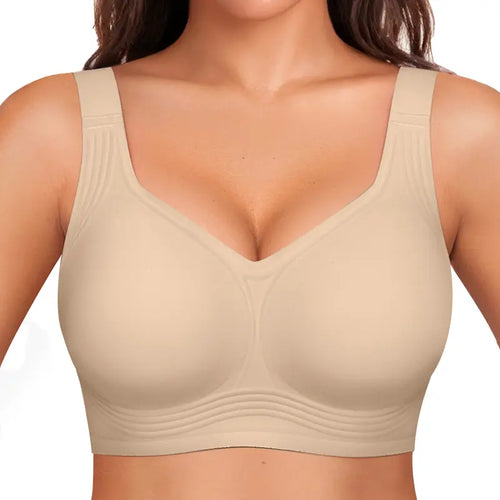 Experience Unmatched Comfort with OEAK Women’s Wirefree Jelly Bras – Full Coverage, Everyday Essential!