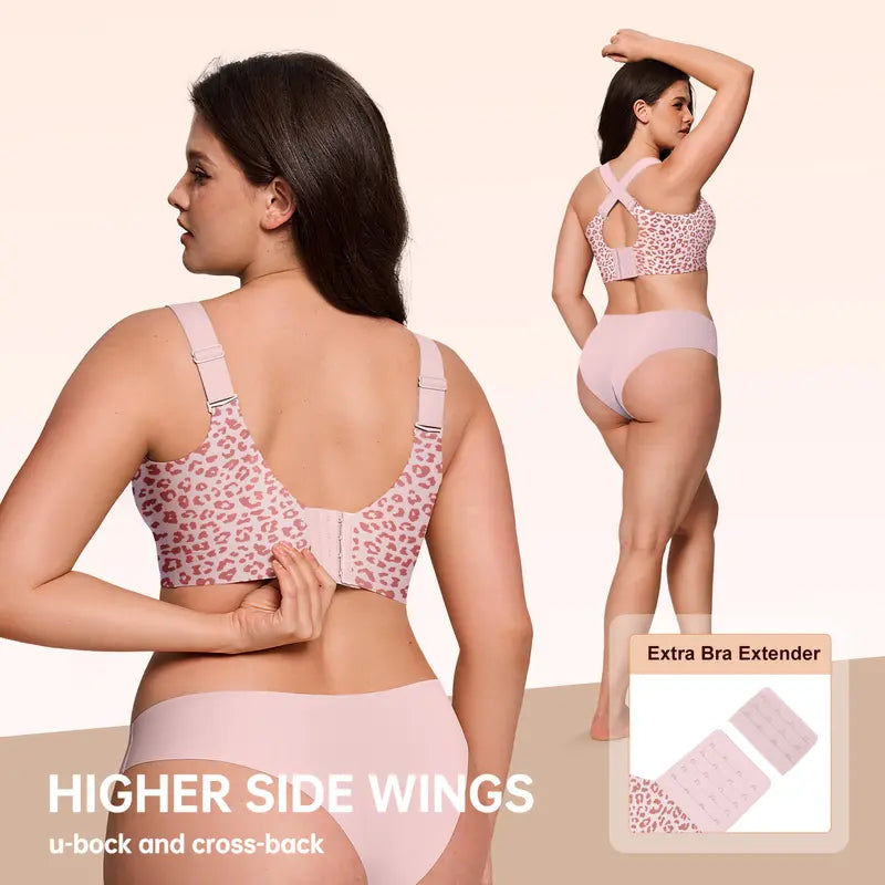 Experience Unmatched Comfort with OEAK Women’s Wirefree Jelly Bras – Full Coverage, Everyday Essential!